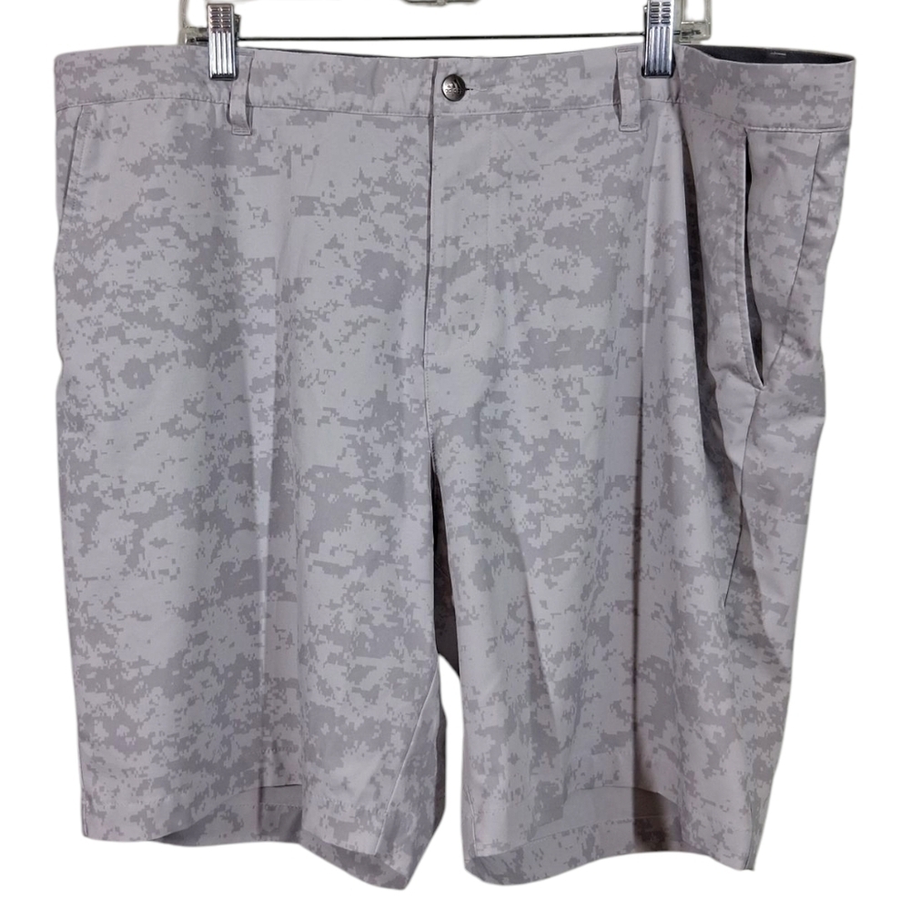 Adidas Gray Camo Cargo Shorts, Sz 42